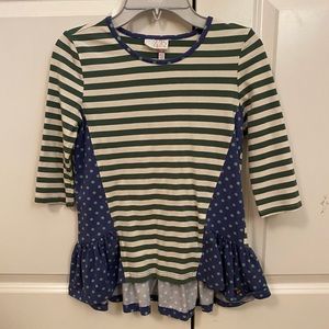 Matilda Jane Girls Peplum Top